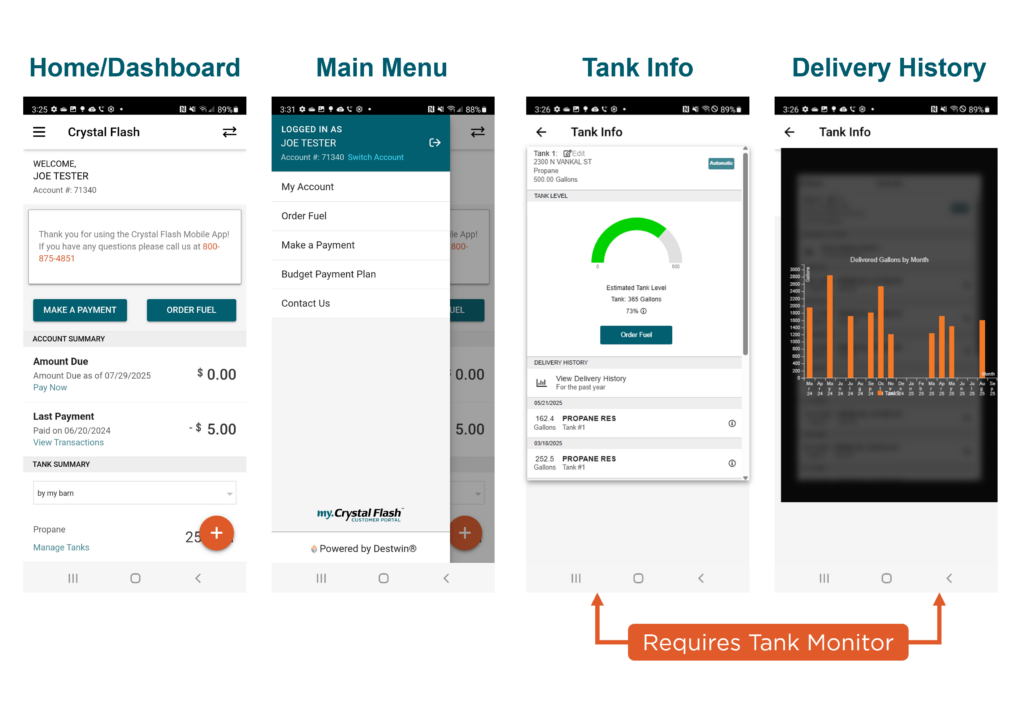 Crystal Flash App Screenshots