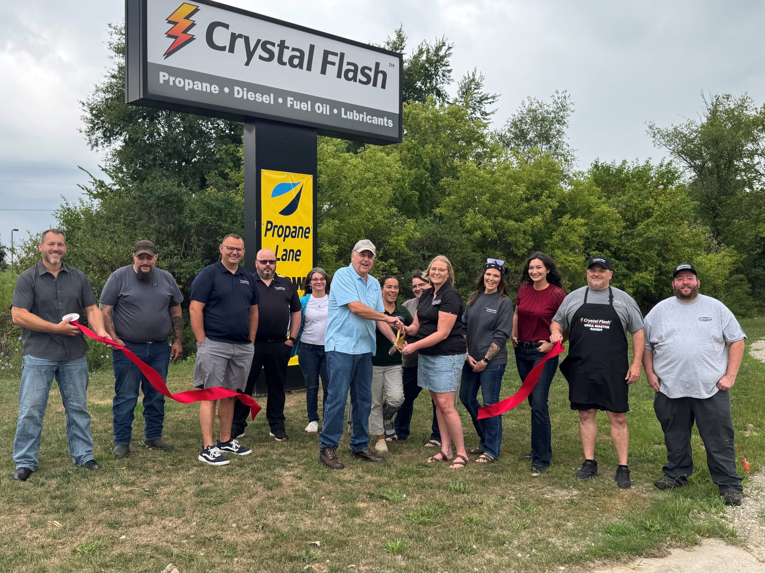 Propane Lane Fremont ribbon cutting 8-15-26